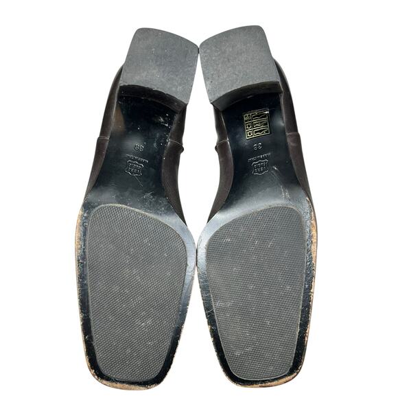 Fragiacomo Women’s Brown Leather Side Zip Ankle Boot Size 38 US 7.5 - Picture 9 of 12